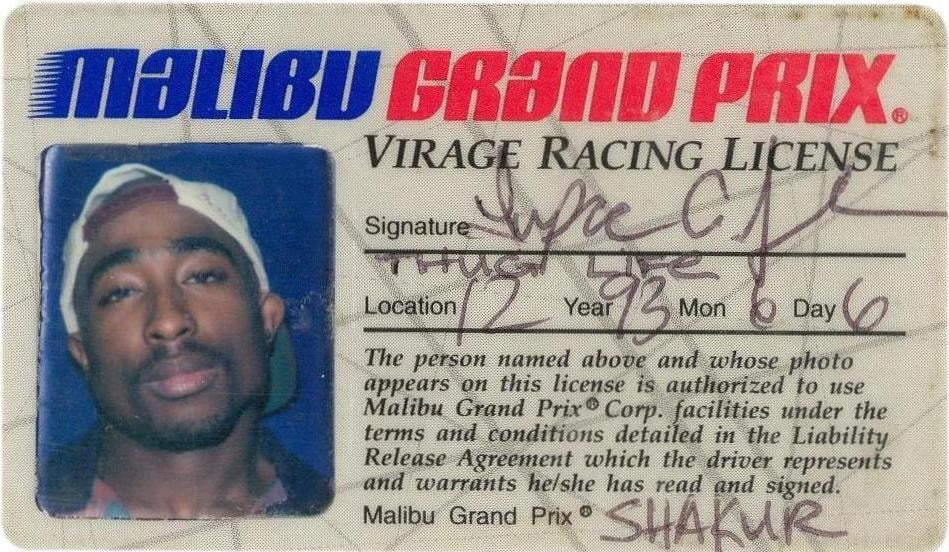 2pac driver's license