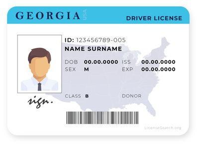 a georgia driver license is categorized by class based on