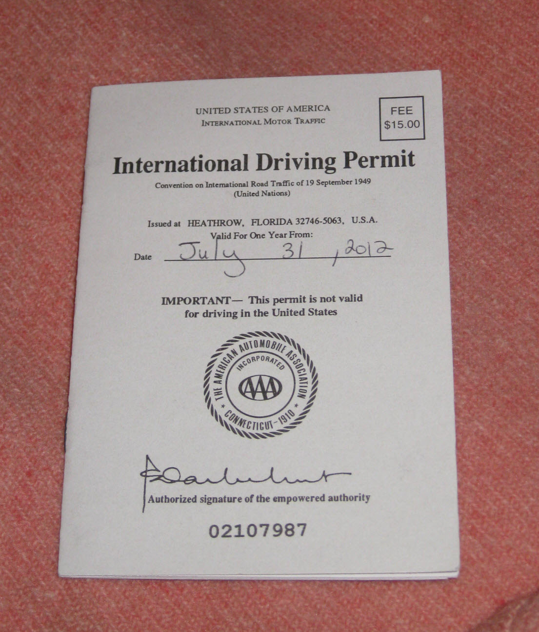 aaa international driver license seattle
