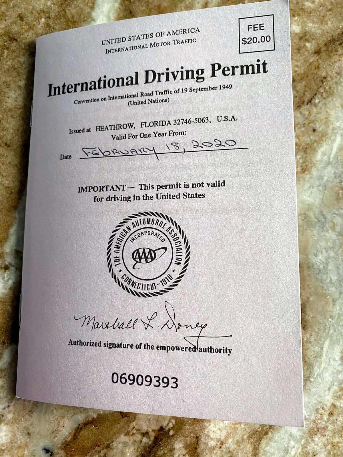 aaa international driver's license locations