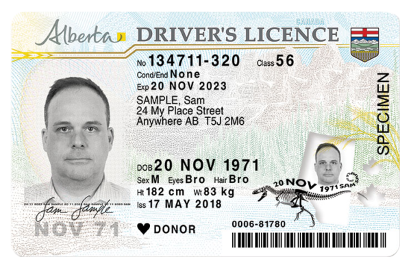 alberta driver's license exchange