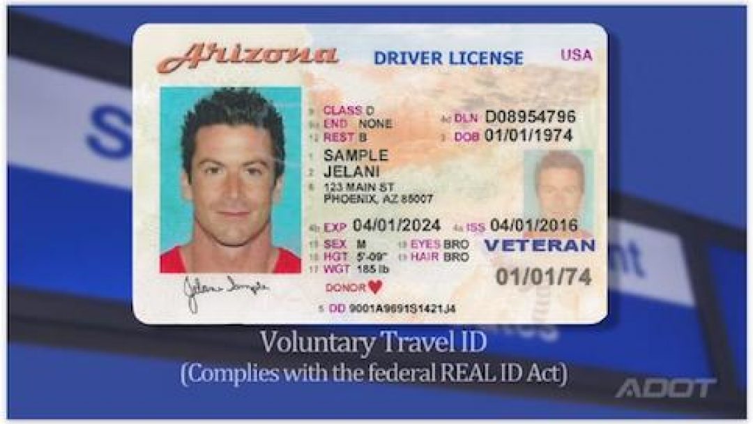 arizona driver's license for travel
