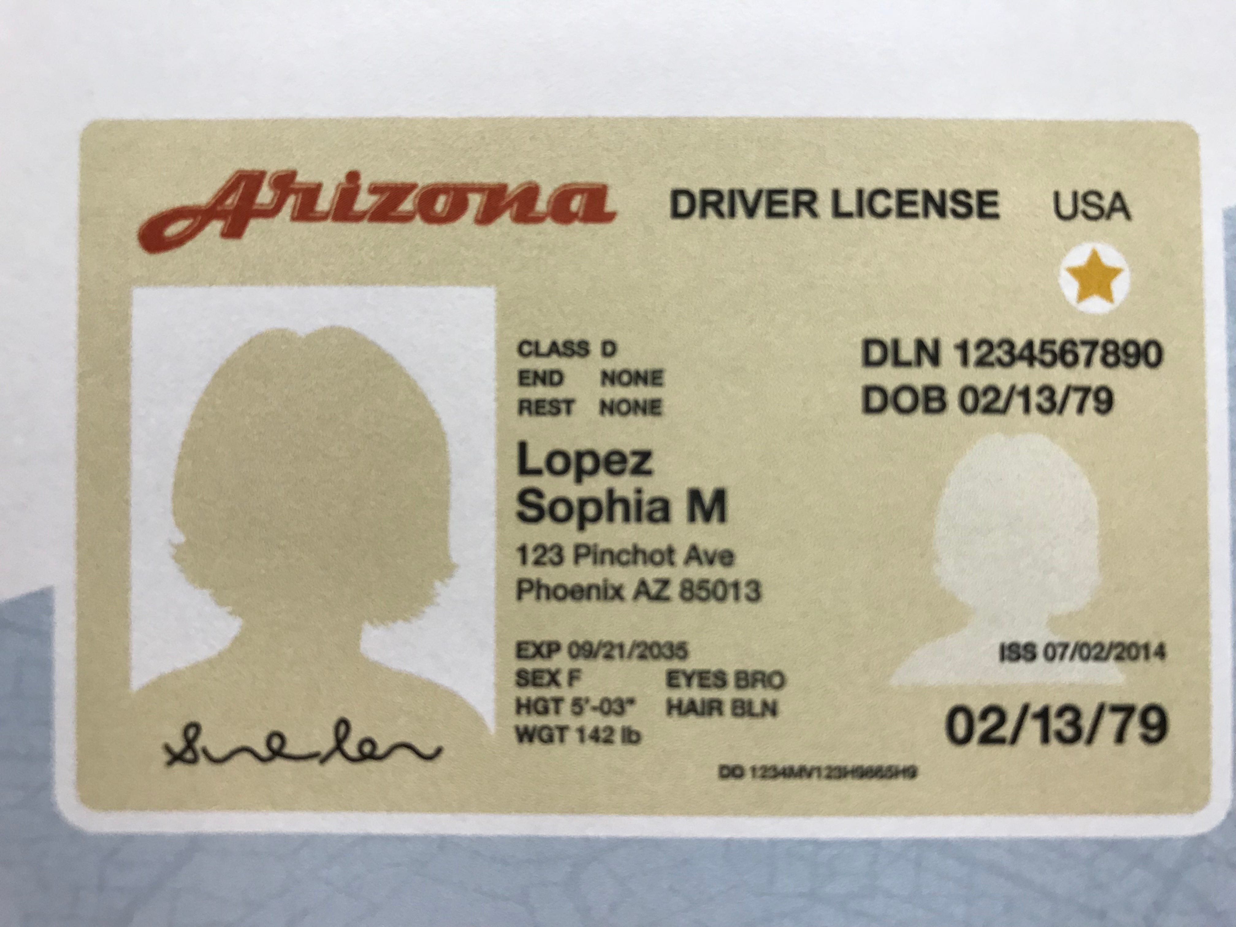 arizona real id driver's license requirements