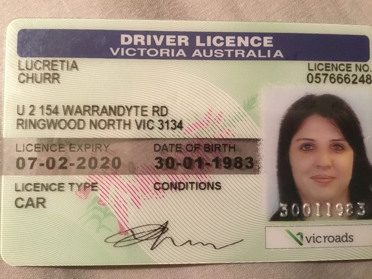 australia victoria driver license
