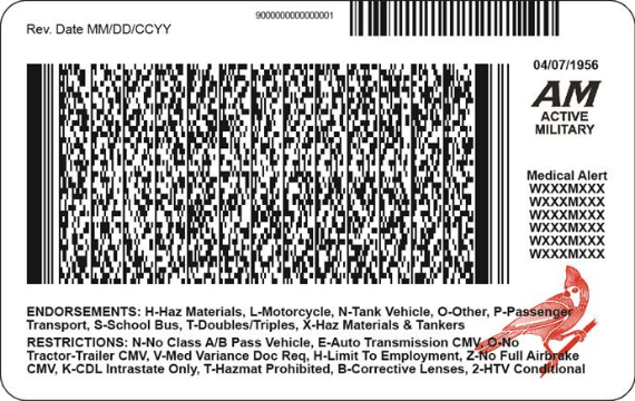 barcode driver license generator