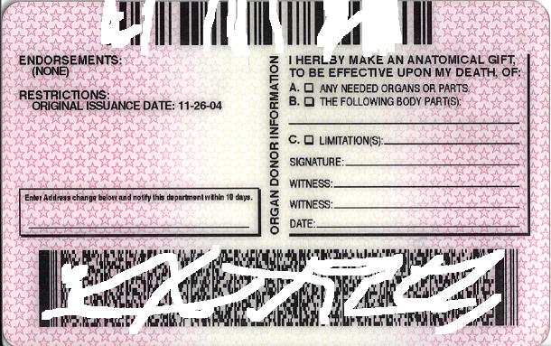 barcode driver license generator