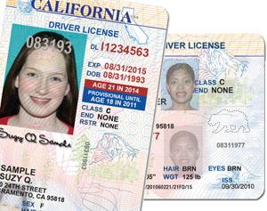 california driver's license under 21