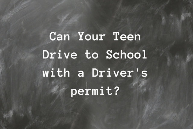can a minor with a license drive alone