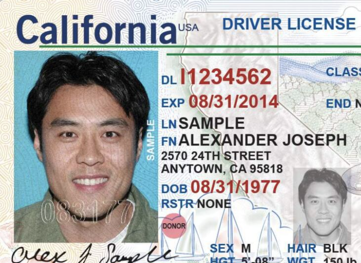 can i change my driver license address online in california