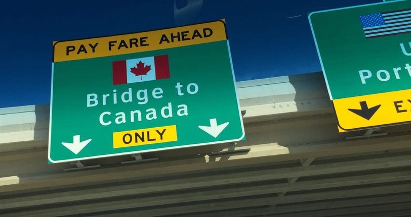 can i get into canada with just my driver's license