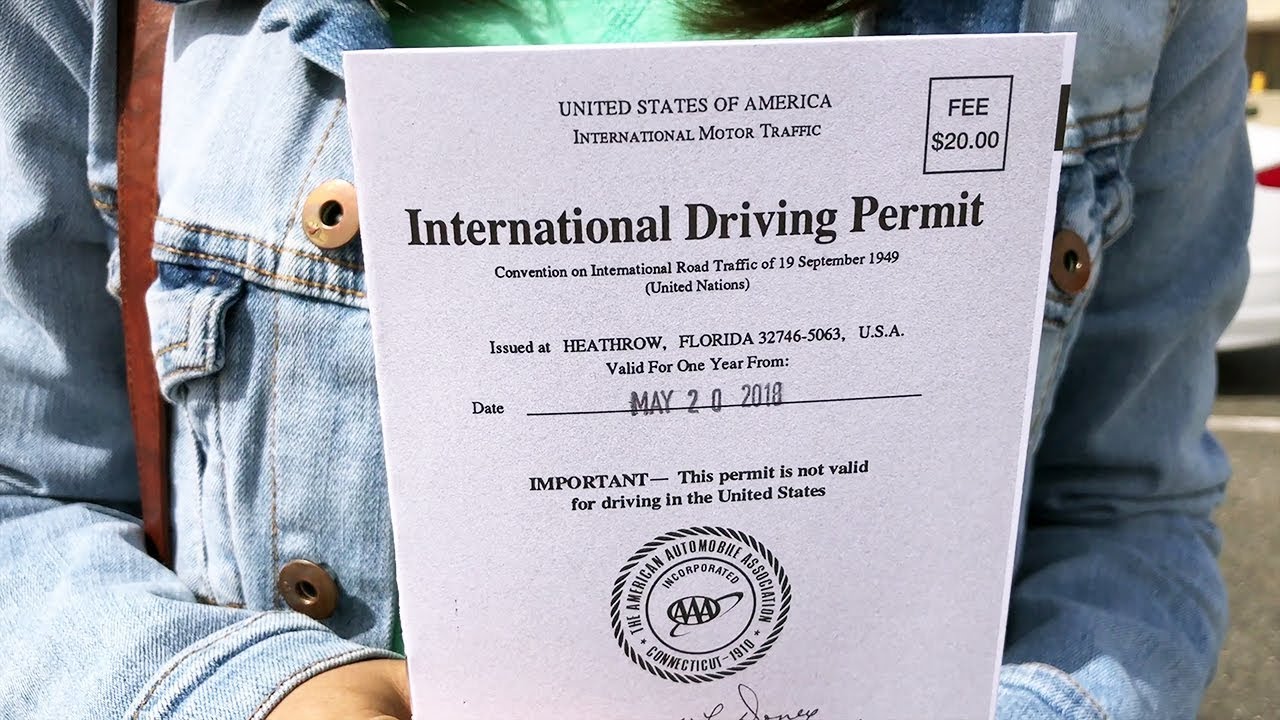 can international driver license drive in usa