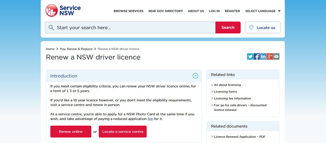 can one renew driver's license online