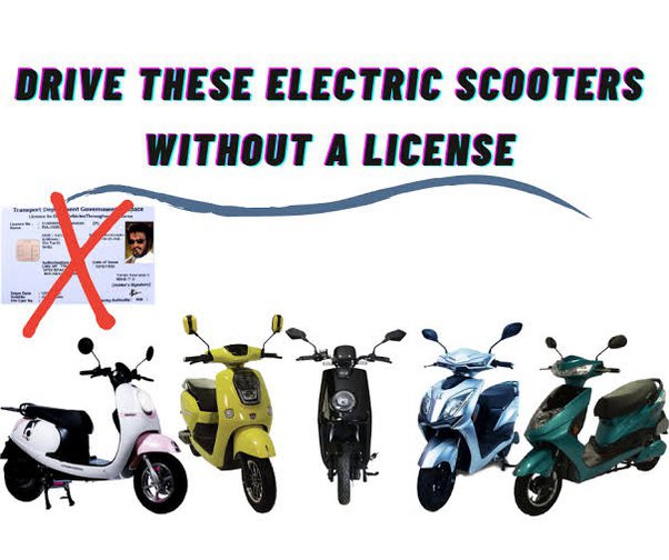 can you drive an electric moped without a license