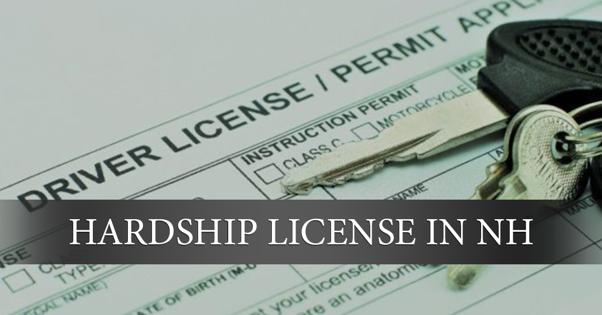 can you drive out of state with a hardship license