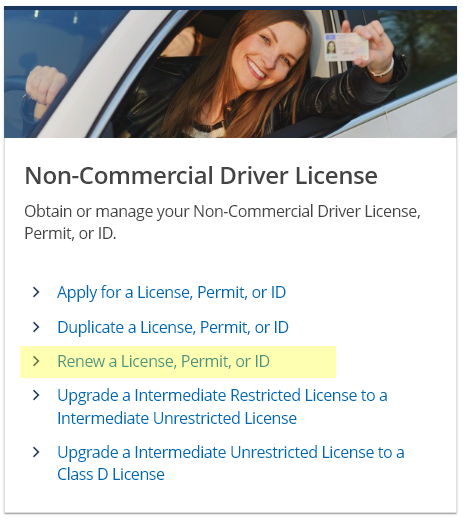 can you renew your driver's license online after it expires