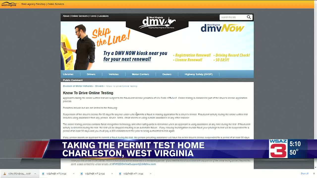 can you take the driver's license test online