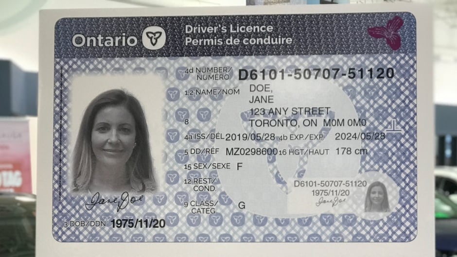 canadian driver's license