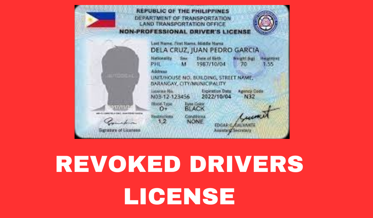 cancellation of driver's license
