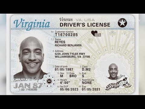 change driver's license to virginia