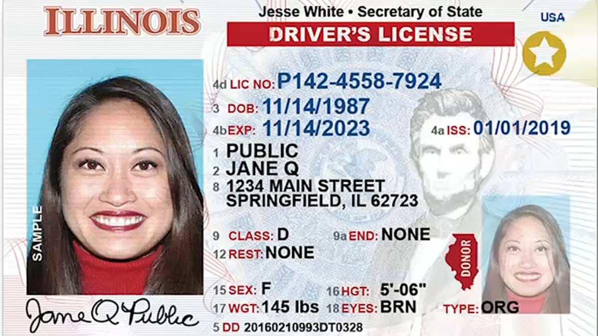 change of address on driver's license illinois