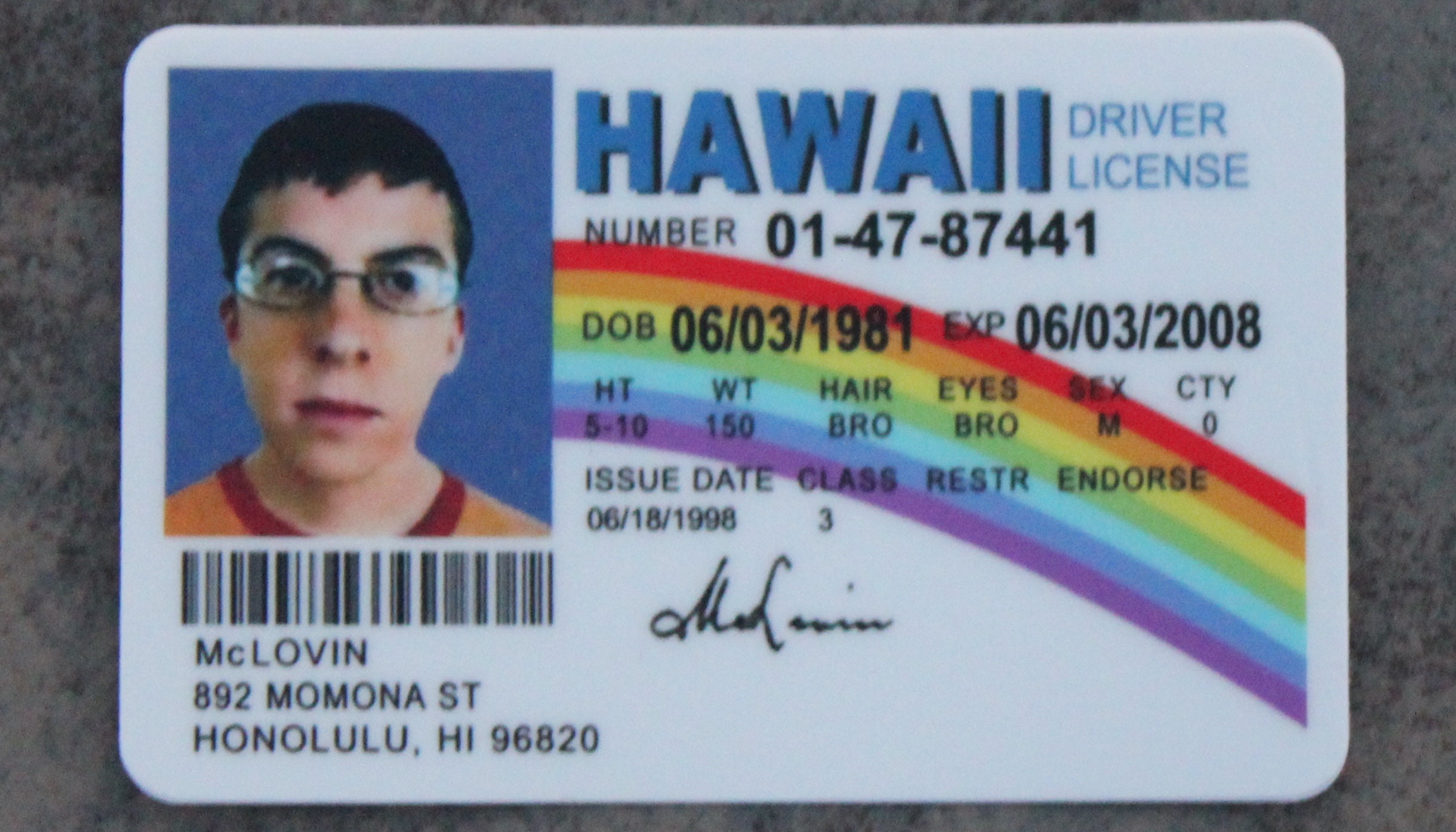 class 3 driver's license hawaii