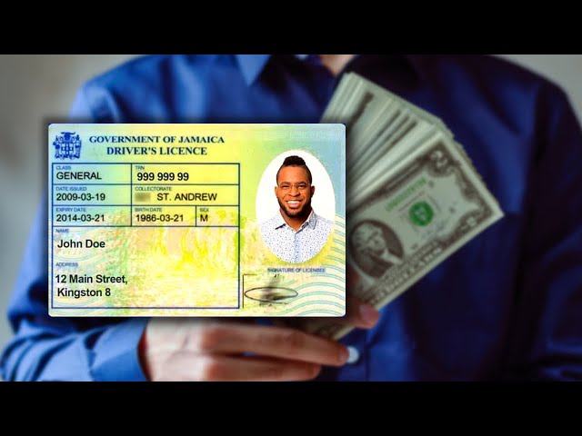 cost to renew driver's license in jamaica