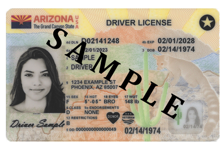 current arizona driver's license