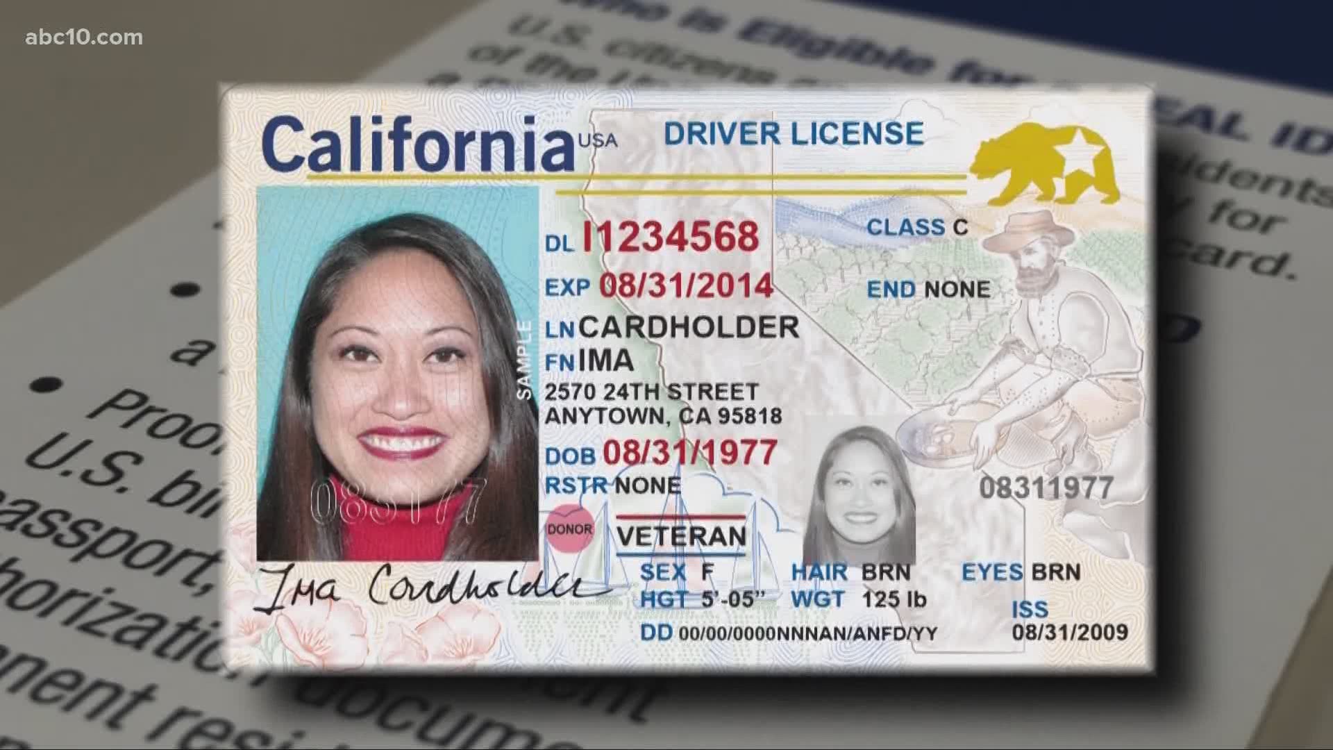 did not receive driver's license california