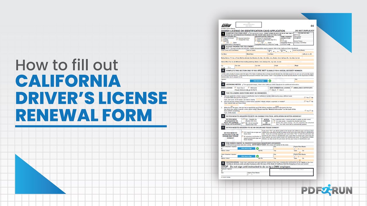 dmv renew driver license documents