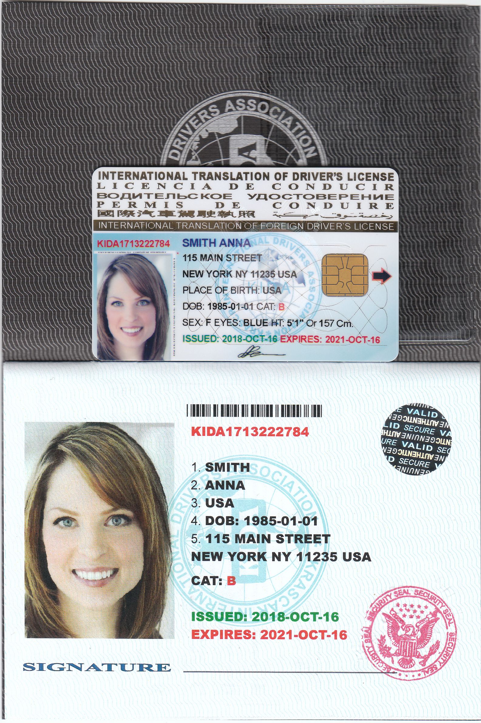 do you need a driver's license to fly internationally