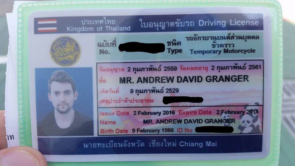 do you need a license to drive in thailand