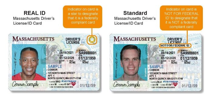 does massachusetts have enhanced driver's license