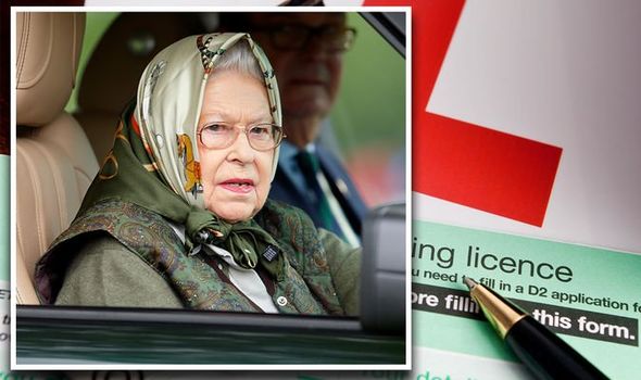 does the queen of england need a driver's license