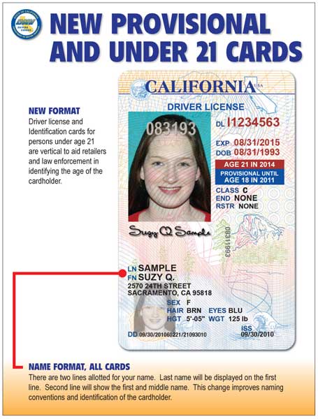 driver license example