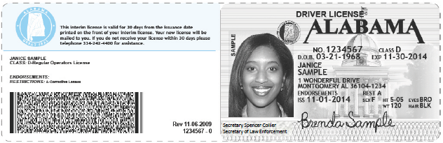 driver license in alabama