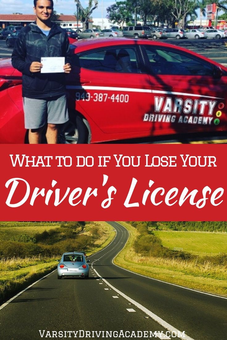 driver license lost what to do