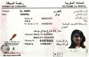 driver license morocco