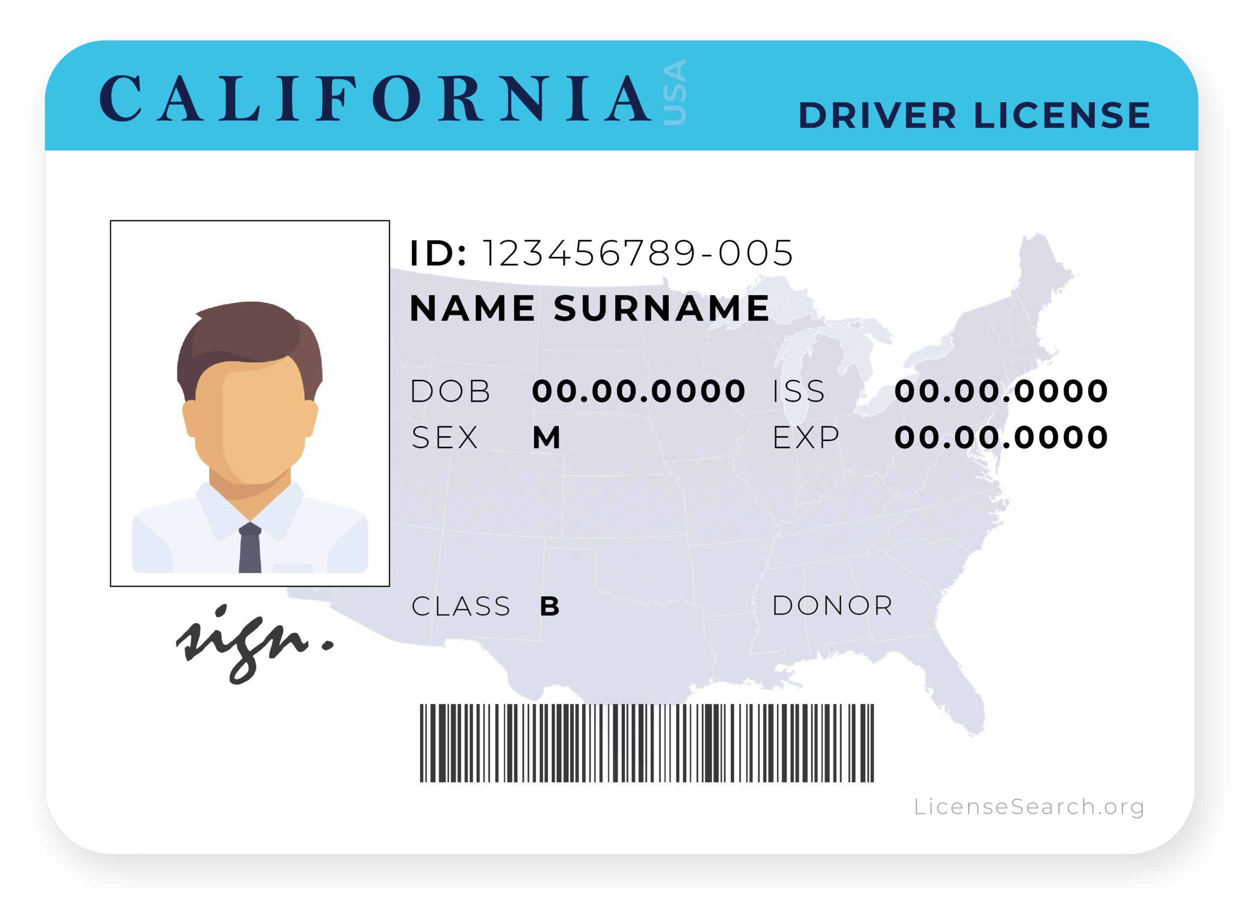 driver license number