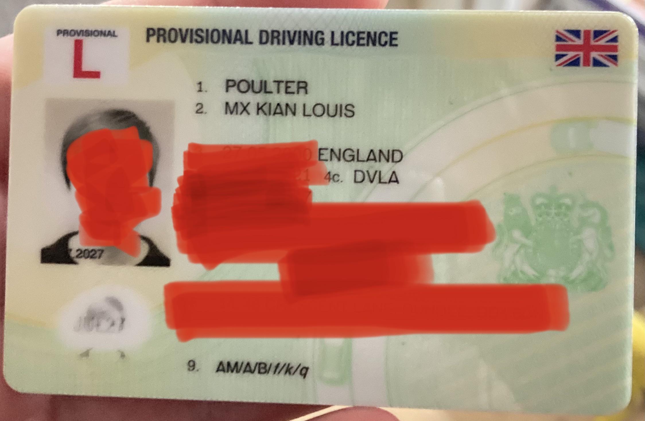 driver's license and title