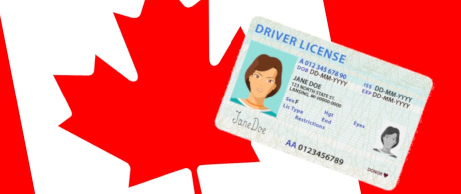 driver's license in canada