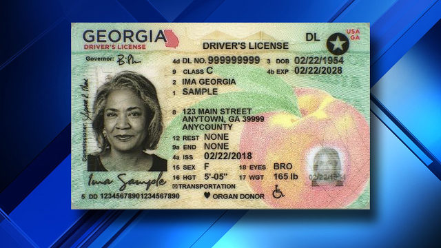 georgia temporary driver's license