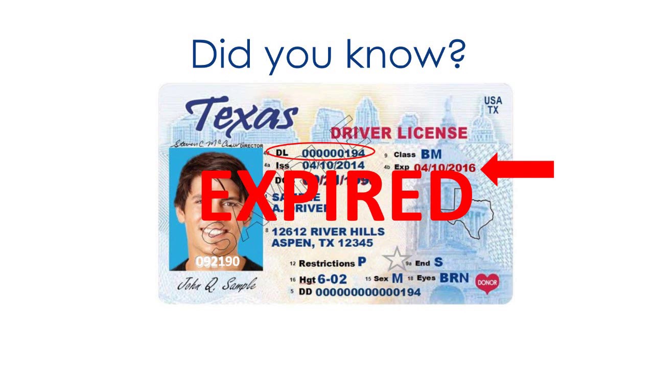 how long can you drive on expired license