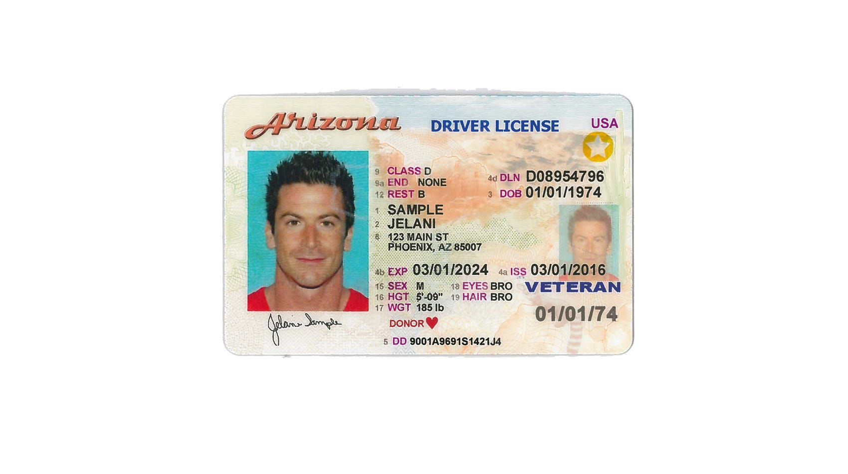 how long is an arizona driver's license good for