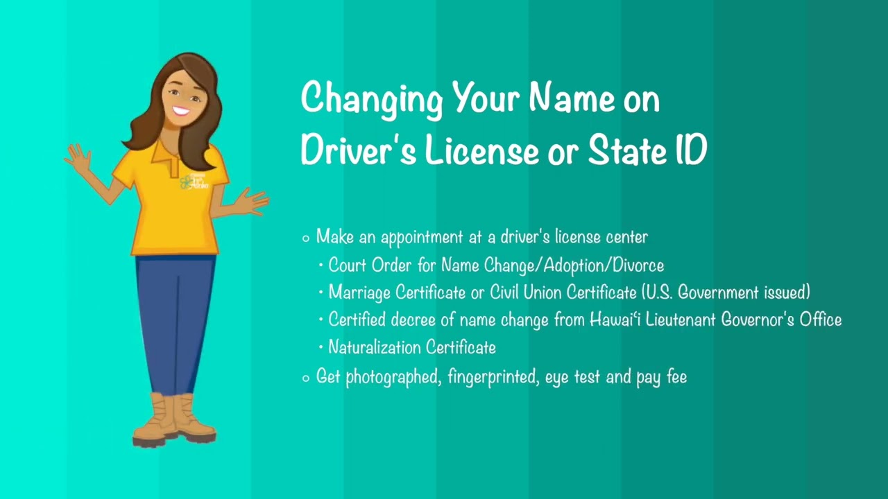 how to change your state driver license