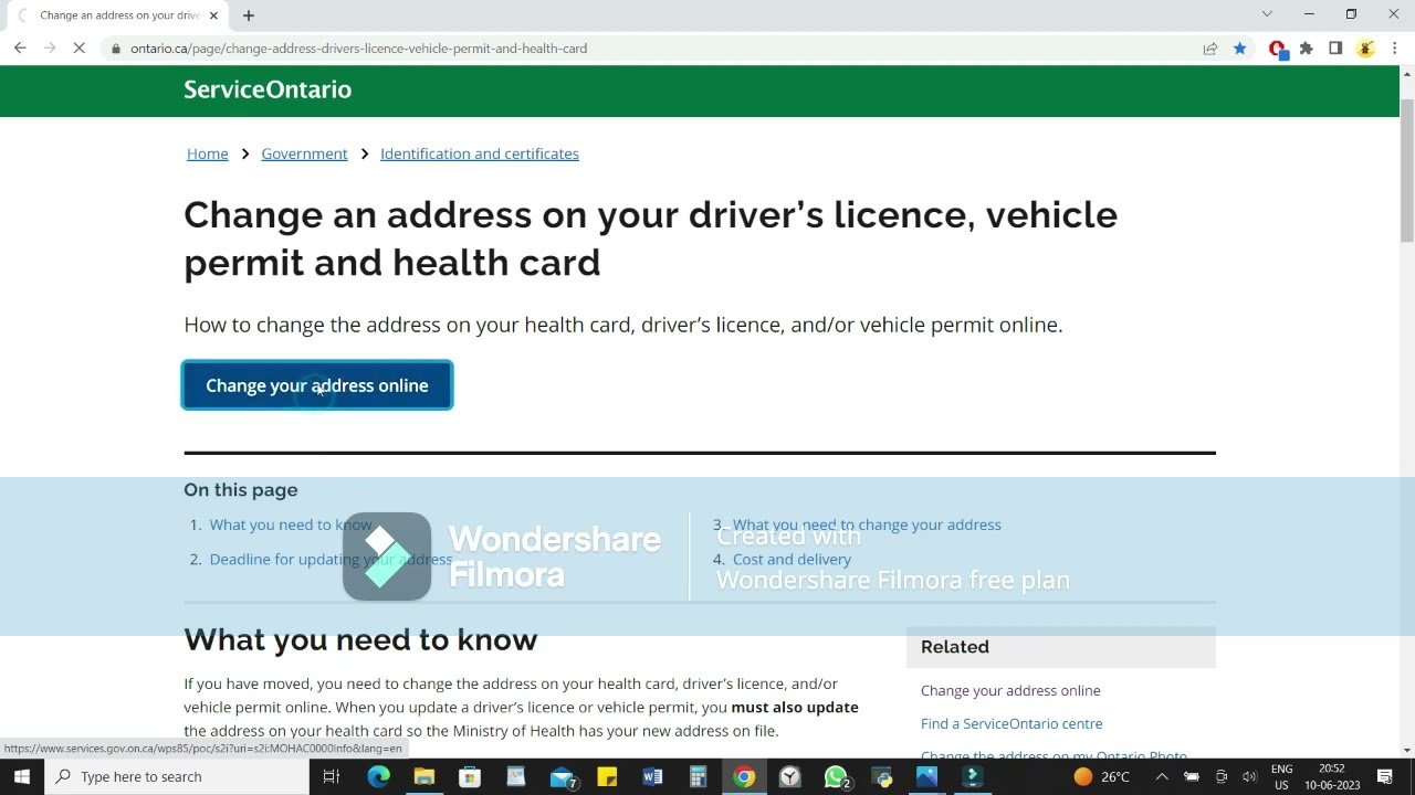 how to get a new driver's license with new address