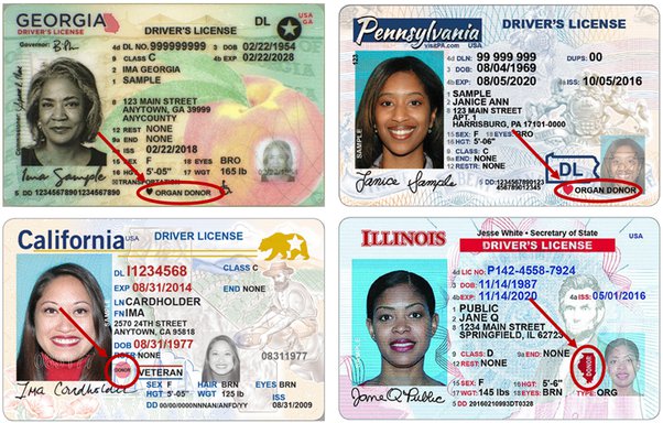 how to remove organ donor from driver's license