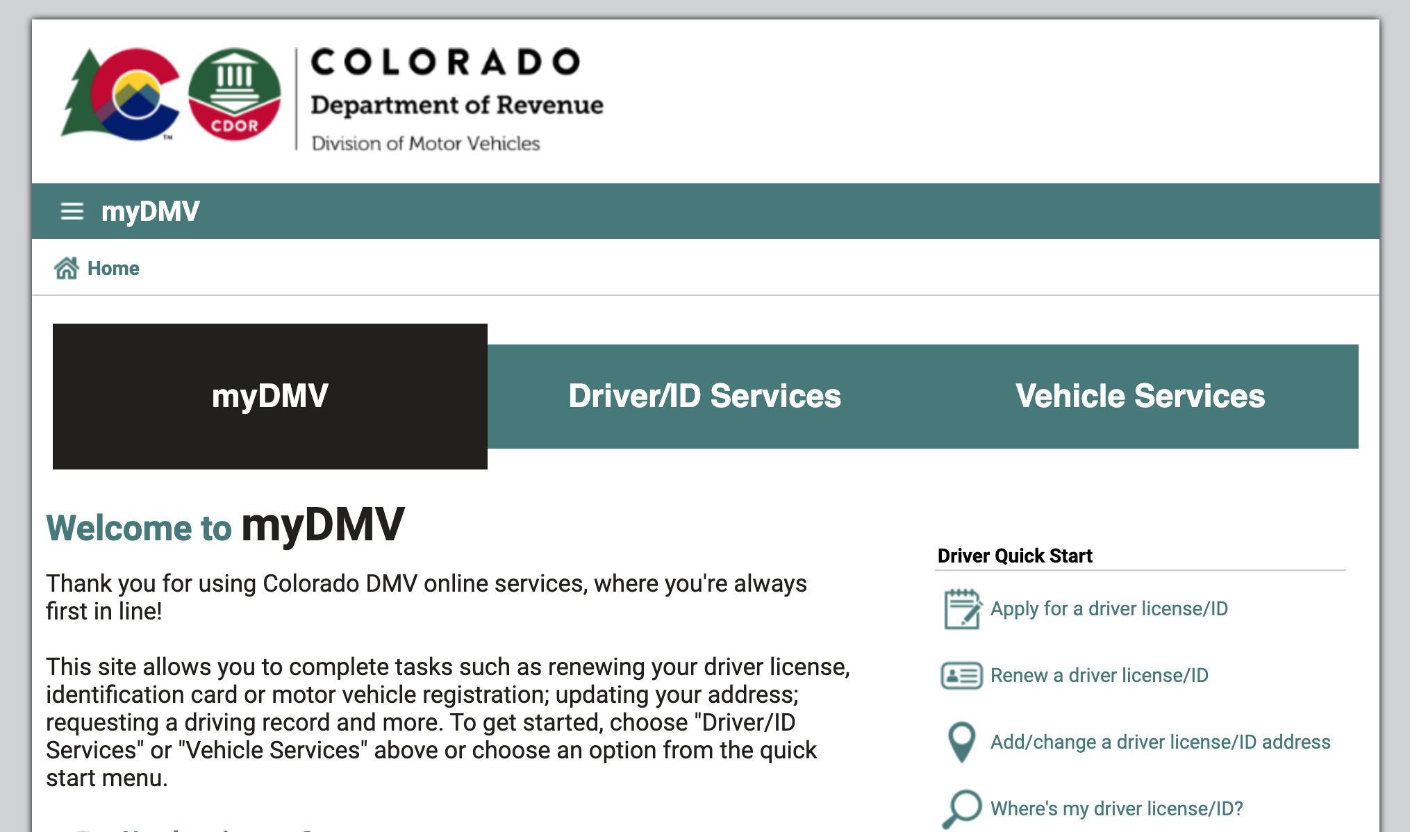 how to renew colorado driver's license