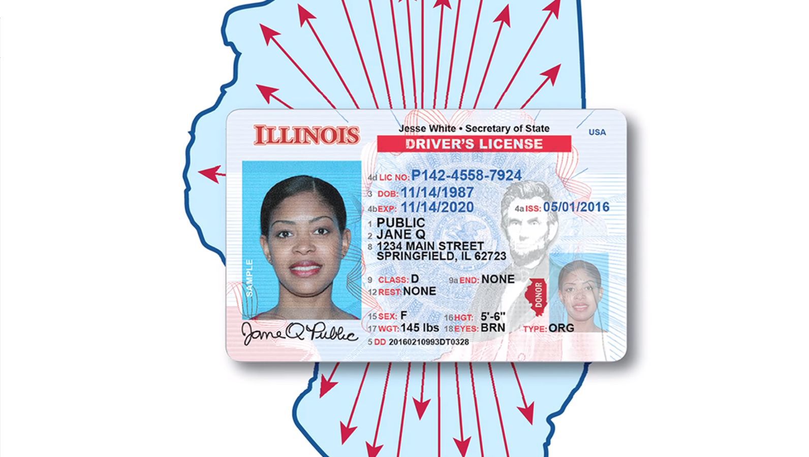 illinois driver's license address change