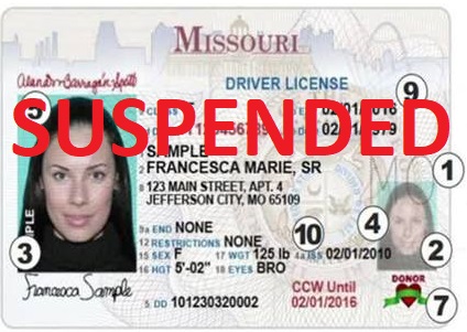 lost driver's license missouri