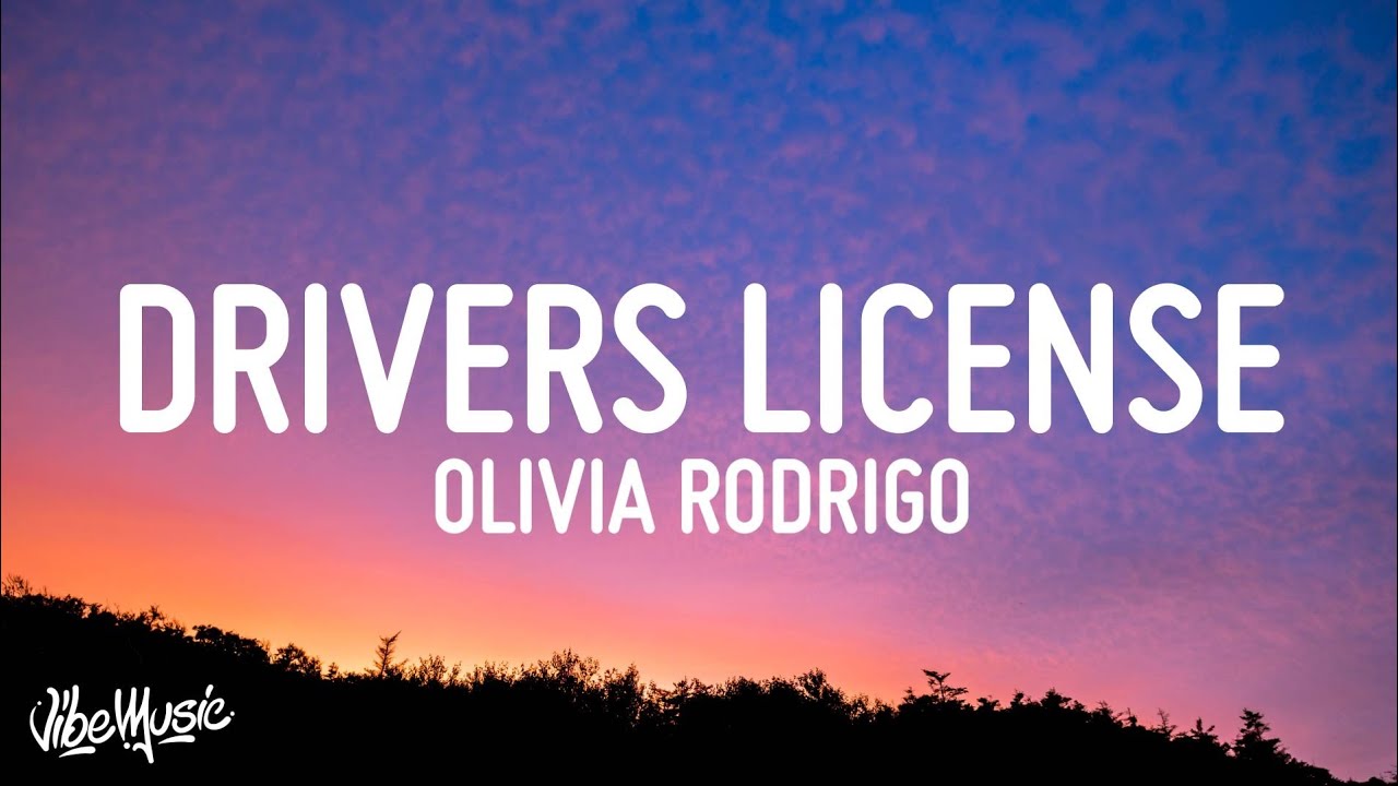 olivia rodrigo driver's license